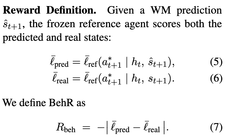BehR 的 Reward Definition